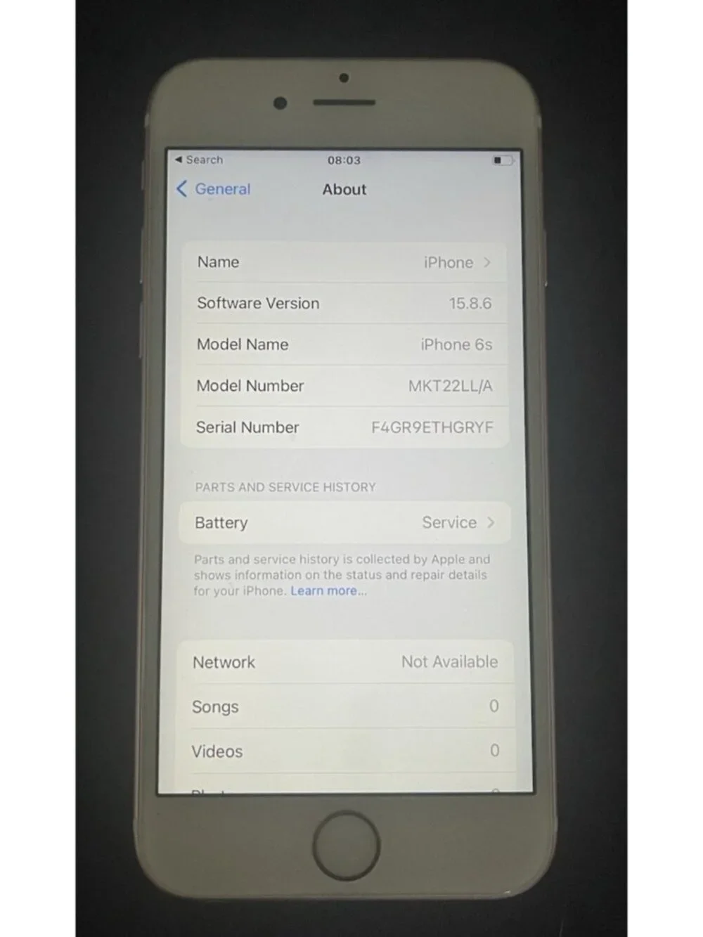 iPhone 6s Pink Verizon Looks Great Works But Week Battery